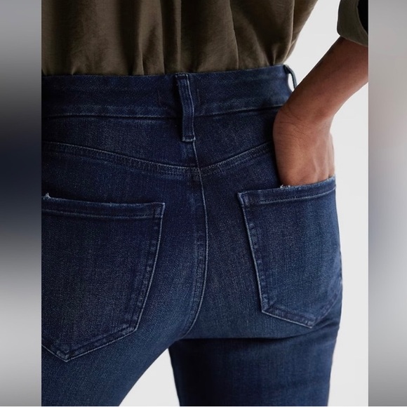 Express Size XL 70’s Flare Mid Rise Blue Jeans 7151774 - Picture 4 of 16